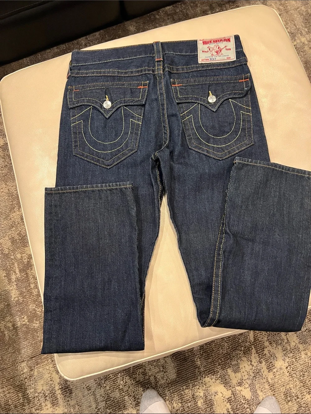 True Religion Dark Indigo Straight-Leg Men’s Jeans